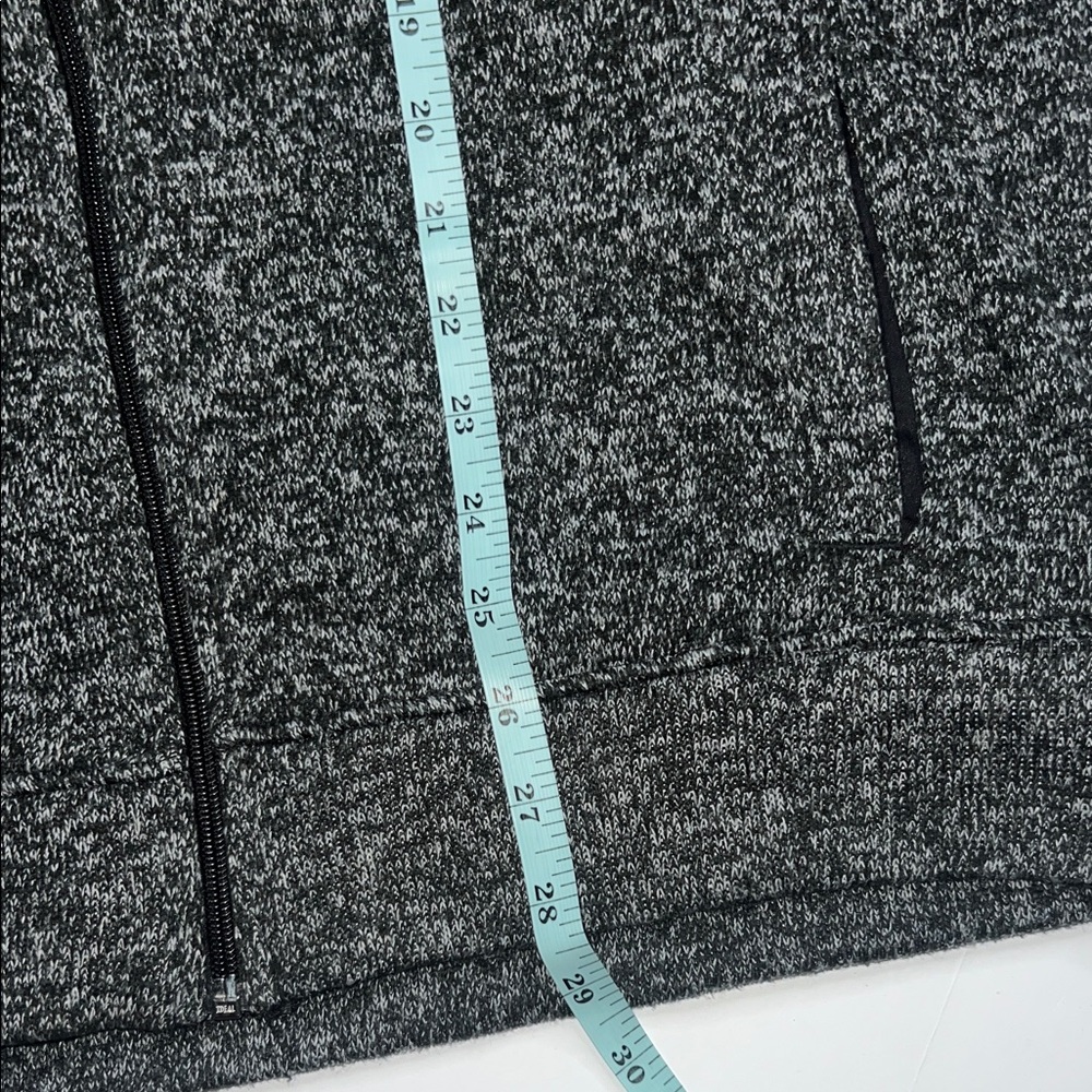 Old Navy Men's Heather Gray Zip-Up Sweater - Picture 9 of 10